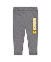 Outerstuff Girls Toddler Michigan Wolverines Clubhouse Pullover Hoodie and Legging Set