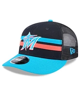 New Era Men's Navy Miami Marlins 2024 Mlb All-Star Game Mesh Back Low Profile 9FIFTY Snapback Hat