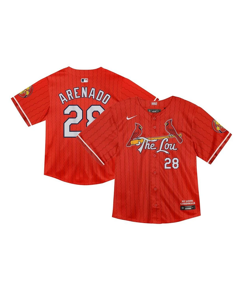 Nike Infant Nolan Arenado Red St. Louis Cardinals 2024 City Connect Limited Player Jersey