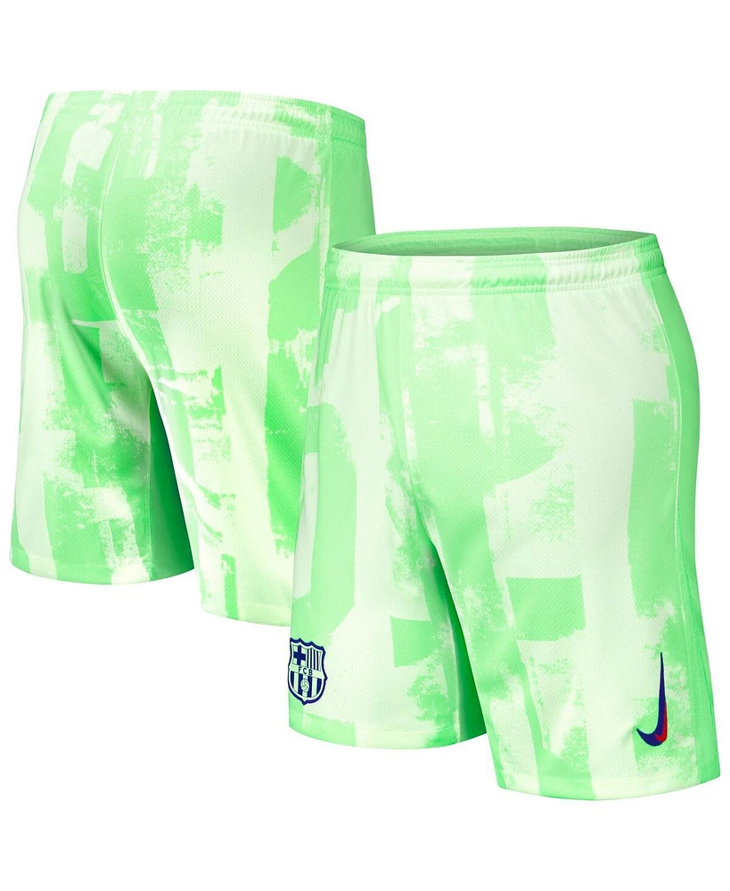 Nike Men's Neon Green Barcelona 2024/25 Third Stadium Shorts
