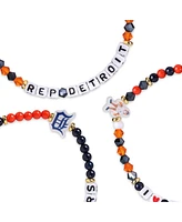 Foco Detroit Tigers Friendship Bracelet, Set of 3