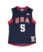 Mitchell & Ness Men's Jason Kidd Navy Usa Basketball 2008 Authentic Player Jersey