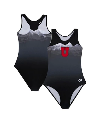 Gk Elite Big Boy's and Girl's Black Utah Utes Replica Leotard