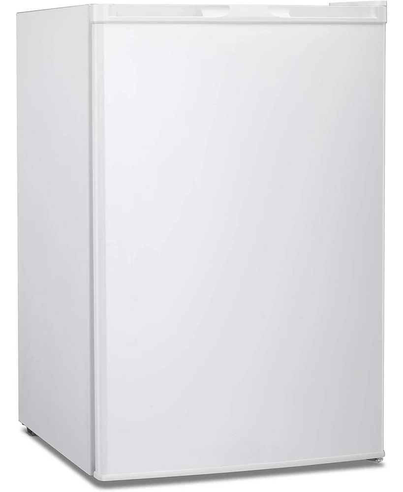 Cowsar Upright Freezer 3.0 Cu.ft, Compact Mini Freezer with Reversible Single Door, Temperature Control, Removable Shelves, Small freezer Stainless St