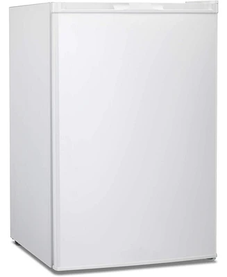 Cowsar Upright Freezer 3.0 Cu.ft, Compact Mini Freezer with Reversible Single Door, Temperature Control, Removable Shelves, Small freezer Stainless St