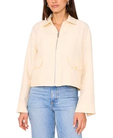 Vince Camuto Women's Point-Collar Zip-Front Jacket