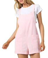 O'Neill Juniors' Summerlin Cotton and Linen Sleeveless Romper