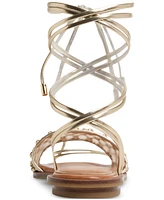 Aldo Women's Seazen Lace-Up Ankle-Tie Flat Sandals