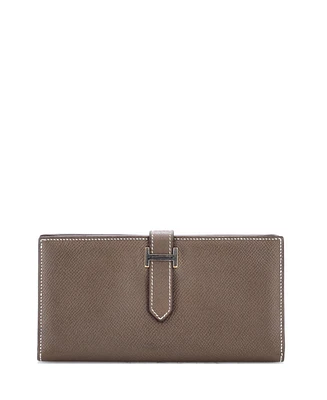 Pre-Owned Hermes Long Bearn Wallet Epsom