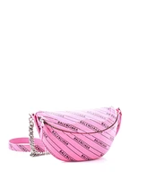 Pre-Owned Balenciaga Xxs Souvenir Belt Bag Printed Leather