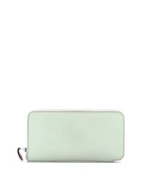 Pre-Owned Hermes Long Azap Zip Around Wallet Silk'in Epsom