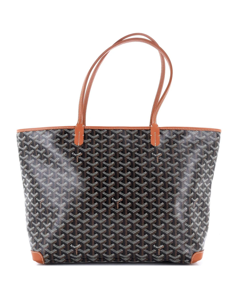 Pre-Owned Goyard Mm Artois Tote Coated Canvas
