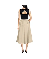 Lands' End Women's Sleeveless Solution Duet Dress