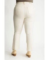 Slink Jeans Plus Color high rise flare 28" inseam