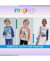 Bluey Baby Boys Henley T-Shirt and French Terry Pants