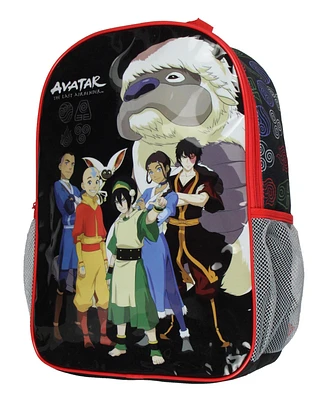 Avatar The Last Airbender 17" Backpack Aang Zuko Katara Toph Appa Character School Book Bag