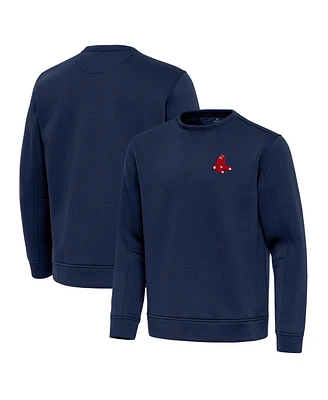 Antigua Men's Navy Boston Red Sox Relevant Lightweight Pullover Sweatshirt