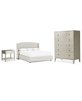Cornelia 3-Pc. California King Set (Bed, Chest & Accent Nightstand)