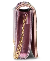 Betsey Johnson Flap Sparkler Crossbody Bag