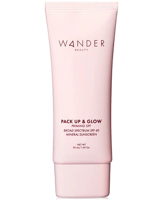 Wander Beauty Pack Up & Glow Priming Mineral Sunscreen Spf 40