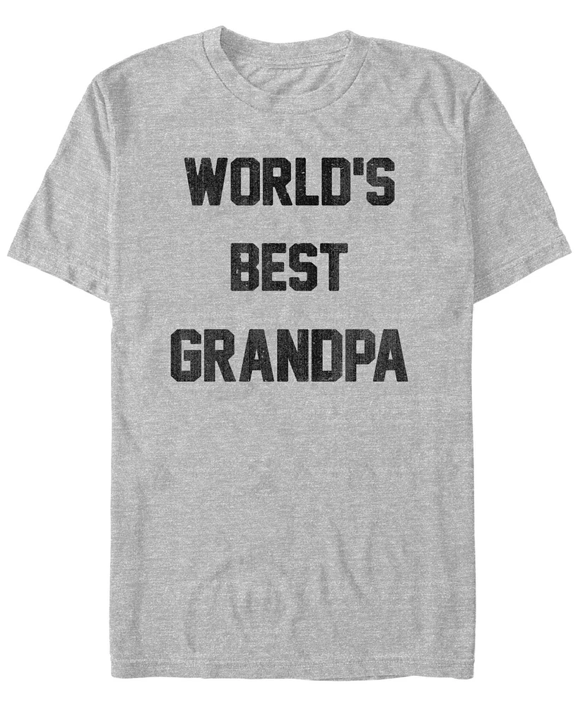 Fifth Sun Men's World's Best Grandpa Short Sleeve T-Shirt