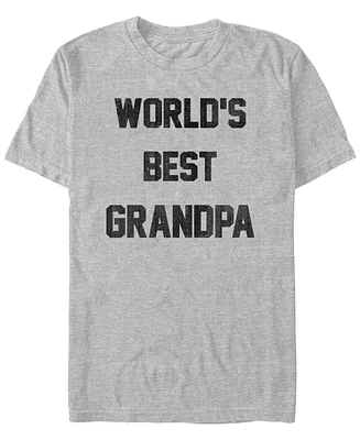 Fifth Sun Men's World's Best Grandpa Short Sleeve T-Shirt