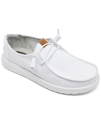 Hey Dude Women's Wendy Stretch Canvas Casual Moccasin Sneakers from Finish Line
