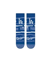 Stance Men's and Women's Los Angeles Dodgers Squeeze Tri-Blend Knit Crew Socks