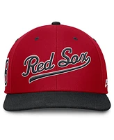 Nike Men's Red/Navy Boston Red Sox Cooperstown Collection Pro Performance Snapback Hat