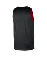 Nike Men's Red/Black Miami Heat Courtside Reversible Mesh Practice Jersey