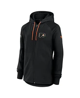 Fanatics Women's Black Philadelphia Flyers Authentic Pro Rink Fleece Full-Zip Jacket