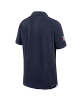 Nike Men's Navy Tennessee Titans 2024/25 Sideline Performance Polo Shirt