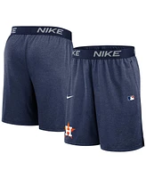 Nike Men's Navy Houston Astros Authentic Collection Performance Knit Shorts