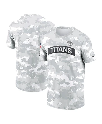 Nike Men's Arctic Camo Tennessee Titans 2024 Salute To Service Performance T-Shirt