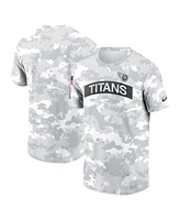 Nike Men's Arctic Camo Tennessee Titans 2024 Salute To Service Performance T-Shirt