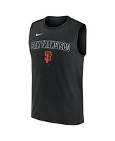 Nike Men's Black San Francisco Giants Knockout Performance Muscle Tank Top