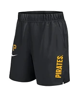 Nike Men's Black Pittsburgh Pirates Woven Victory Performance Shorts