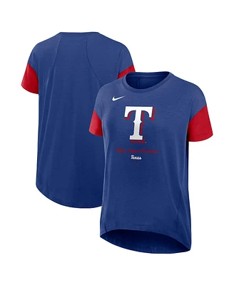 Nike Women's Royal Texas Rangers Flowy T-Shirt