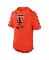 Nike Men's Orange San Francisco Giants Tri-Blend Performance Hoodie T-Shirt