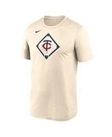 Nike Men's Cream Minnesota Twins Icon Legend Performance T-Shirt