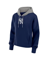 Fanatics Women's Navy New York Yankees Oversized Legacy Favorite Spectator Pullover Hoodie