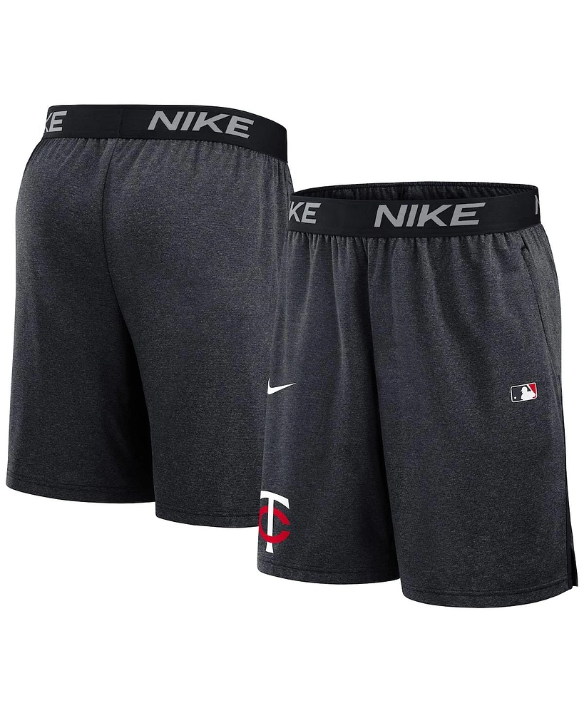 Nike Men's Navy Minnesota Twins Authentic Collection Performance Knit Shorts