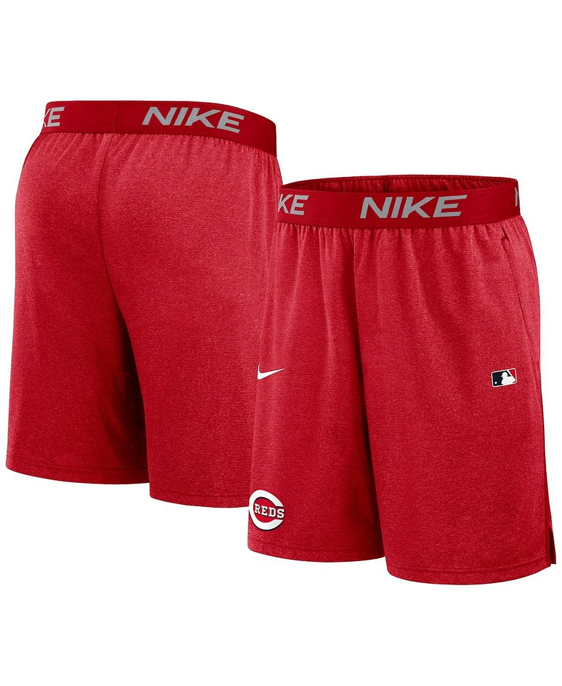 Nike Men's Red Cincinnati Reds Authentic Collection Performance Knit Shorts