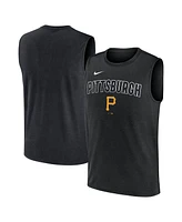 Nike Men's Black Pittsburgh Pirates Knockout Performance Muscle Tank Top