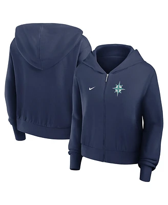 Nike Women's Navy Seattle Mariners Chill Full-Zip Hoodie