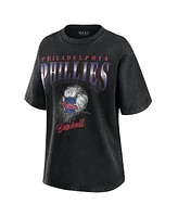 Wear by Erin Andrews Women's Charcoal Philadelphia Phillies Boyfriend T-Shirt