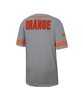 Colosseum Men's Gray Syracuse Orange Free Spirited Baseball Jersey