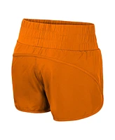 Colosseum Women's Tennessee Orange Tennessee Volunteers Stop By Smocked High Waist Shorts