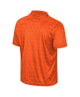 Colosseum Men's Orange Clemson Tigers Sublimated Golf Polo Shirt