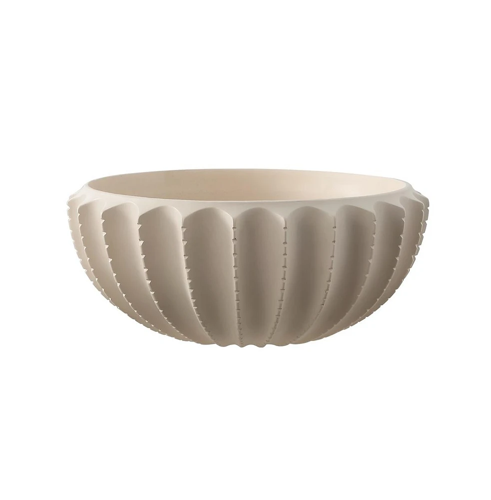 Atzaro 5" Scalloped Resin Bowl